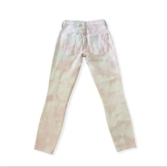 Lucky Brand AVA Crop Ankle Tie Dye Jeans Size 00/ 24 - Picture 2 of 8